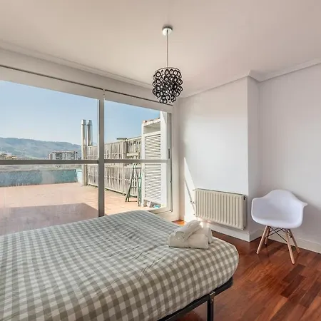 Apartamento Exclusiva Terraza Y Parking A 5 Min De Bilbau